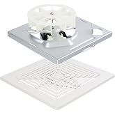 696N-R02 B Unit Replacement Grille 97011723 for Broan 688 Exhaust Fan Cover | S97012026 Fan Assembly for Broan-NuTone BP90,688,663,670,671,689,Bathroom Vent Cover BP90 Replacement Grille for Broan 688