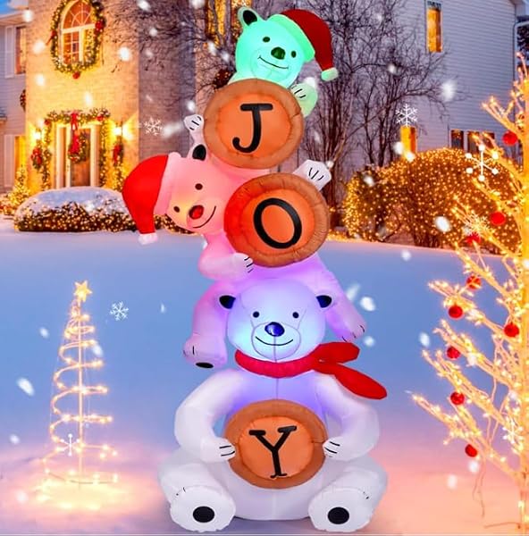 OUTDOOR CHRISTMAS INFLATABLES DECORATION POLAR BEAR, PALLET OF...