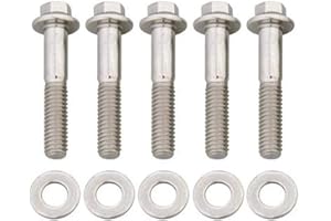 ARP 611-2250 Stainless Steel 1/4-20" RH Thread 2.250" UHL 0.3125" 12-Point Bolt with 0.3125" Socket and Washer, (Set of 5)