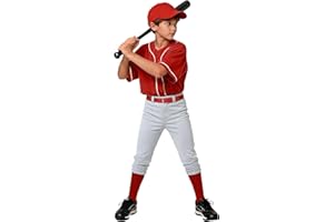 WHIPPY 2T-17Y Toddler Baseball Pants, Youth Kids Baseball Softball Tee Ball Pants for Boy Girl