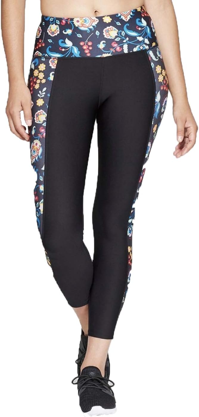 JoyLab Women�s FloralPrinted Performance MidRise 7/8