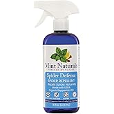 Natural Spider Repellent Spray - USDA Organic Peppermint Oil - Indoor and Outdoor Spider Deterrent for Home & Office - Non-Toxic & Plant Based, 16 oz - Made in USA by Mint Naturals