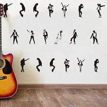 Amazon Com Wall Sticker Dancer Bedroom Nursery Rock Super Star