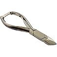 KUTZ 5.5" Stainless Steel Heavy Duty Curved Blade Toenail Clipper | Has 1" Curved Tip | Built with Safety Lock | Double Spring Action | A Must Have for Grooming | Clips Through The Toughest Nails
