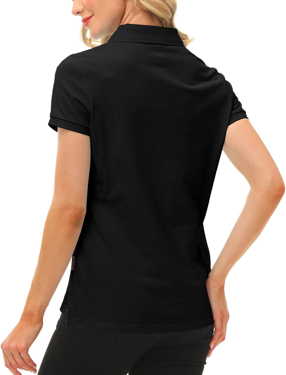 MoFiz Women's Golf Polo Shirt Short Sleeve Quick Dry Athletic Sport Active Tennis wear Slim Fit at  Women’s Clothing store