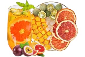 MIHUNTANG Grapefruit Kumquat Passion Fruit Tea 7.05 oz cold Tea Bag Sweet Sour Flavor Fruit Combination Made Of Passion Fruit Tea Dried