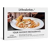 Wonderbox Dining Experience Gift – Choose from 1,000s Restaurants Nationwide – Flexible Restaurant Experience – Perfect for Foodies, Couples, Friends, or Family