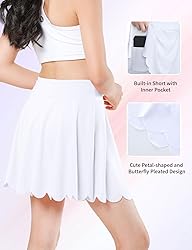 Hvididan Skorts for Girls Tennis Skirt with Shorts