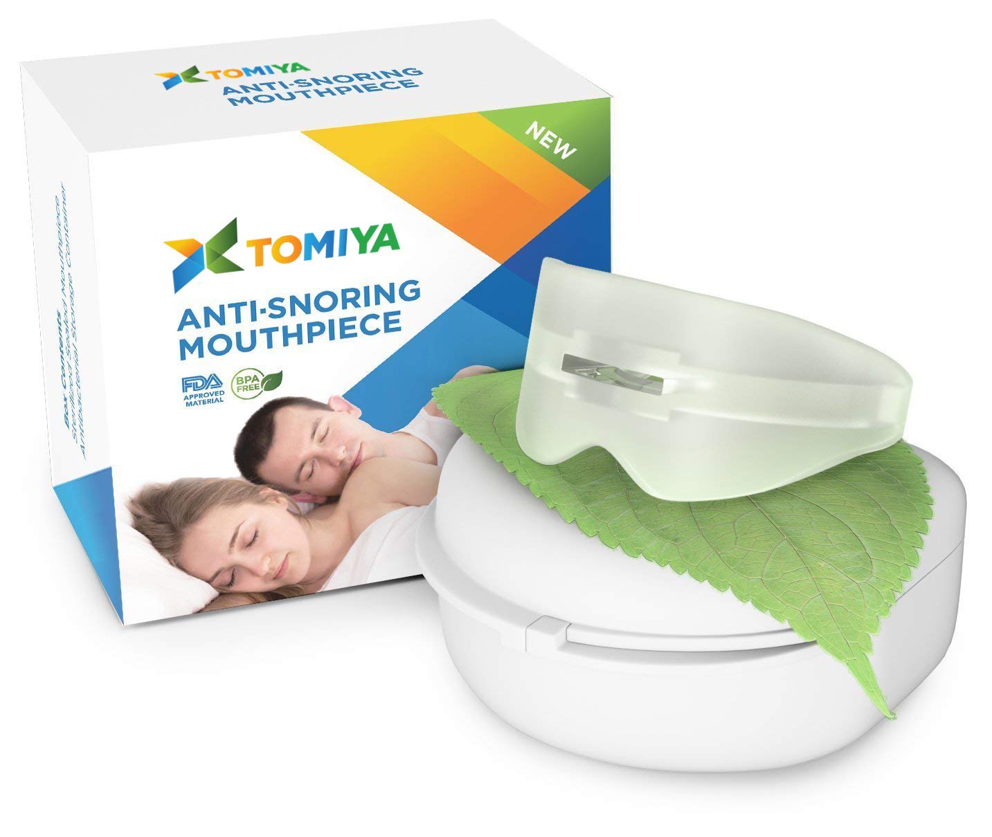 Snore Stopper Mouthpiece Snoring Solution, Sleep Aid Night Mouth Guard