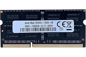 Gorilley DDR3 8GB Laptop Ram Memory 1600Mhz PC3-12800 1.35V 204 Pins SODIMM Support Dual Channel for Laptop Memory