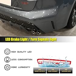 KENRTIR LED Brake Sequential Turn Signal Tail Light