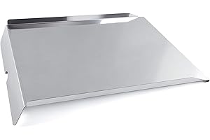 DELSBBQ BAC012 Drip Pan for Traeger Pro 20 Series Smoker Grills, BBQ07C BCA070 Drip Pan Heat Baffle Replacement for Traeger Pellet Smoker Grill, Lil' Tex Grills, Grease Drip Tray for Grill Accessory