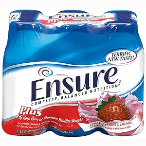 Image of Abbott 57269 Ensure Plus Strawberry Nutritional Supplement-24/Case