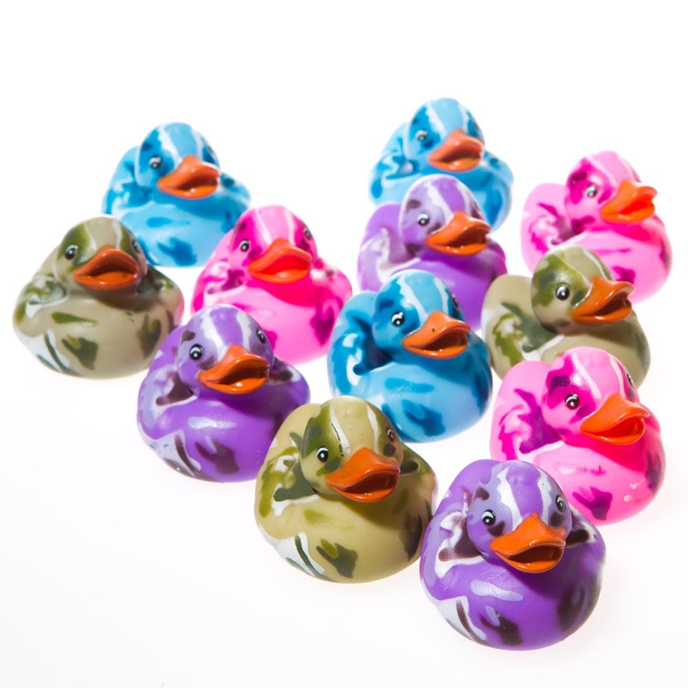Rhode Island Novelty Safari Rubber Duckies One Dozen