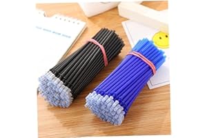 20 pcs/Set Black OfficePen Erasable Refill Rod Magic Erasable Pen Refill 0.5mm Blue Black Ink School Stationery Writing Tool 