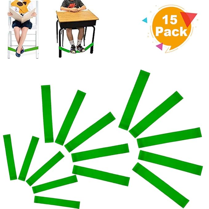 Chair Bands Stretch Foot Band 15pcs Bouncy Bands for Chairs Fidget