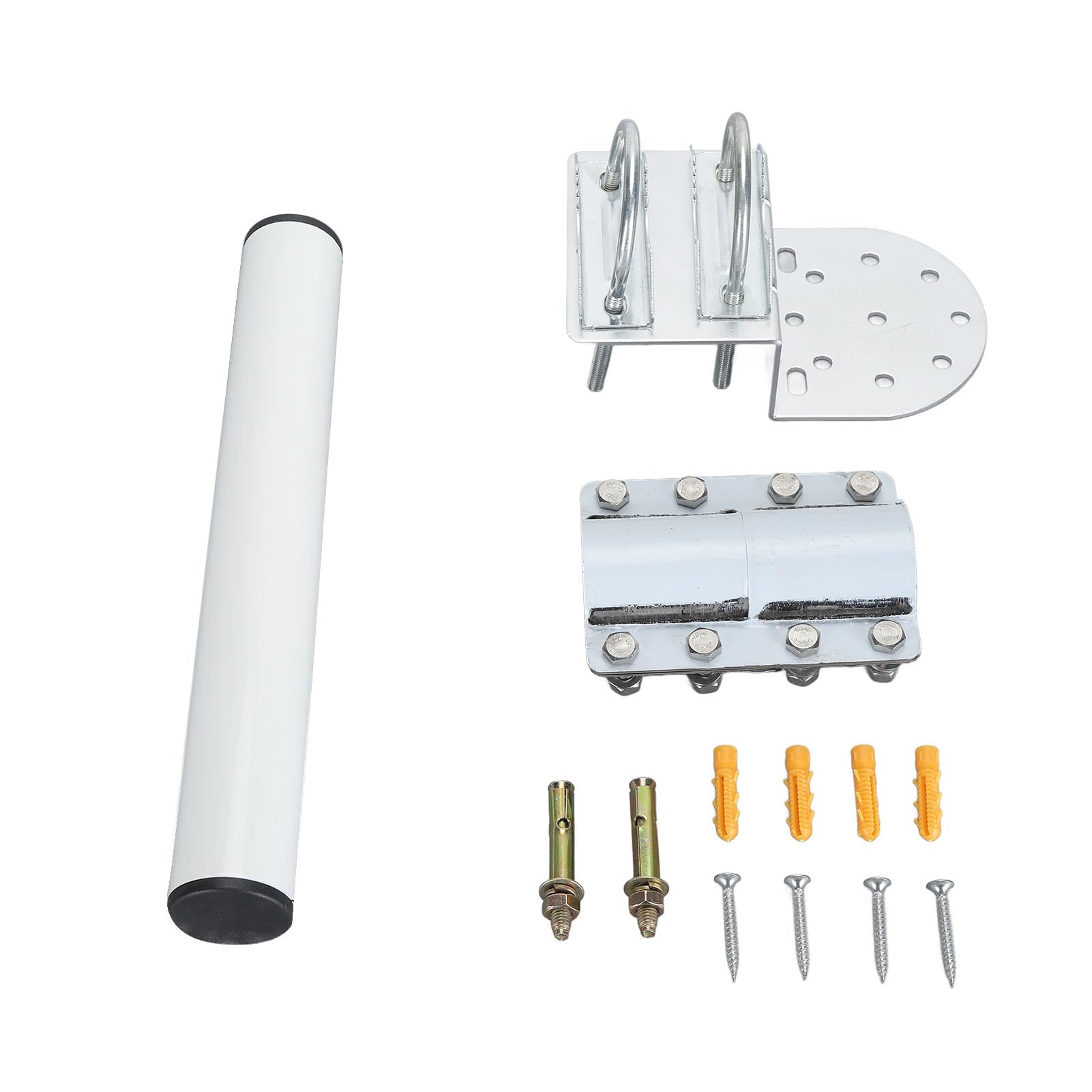 Satellite Internet Mount for Heavy Duty Universal Adjustable Antenna Mount Pole, Weatherproof Satellite Internet Wall Mount Roof Mount for V2 Rectangular Dish