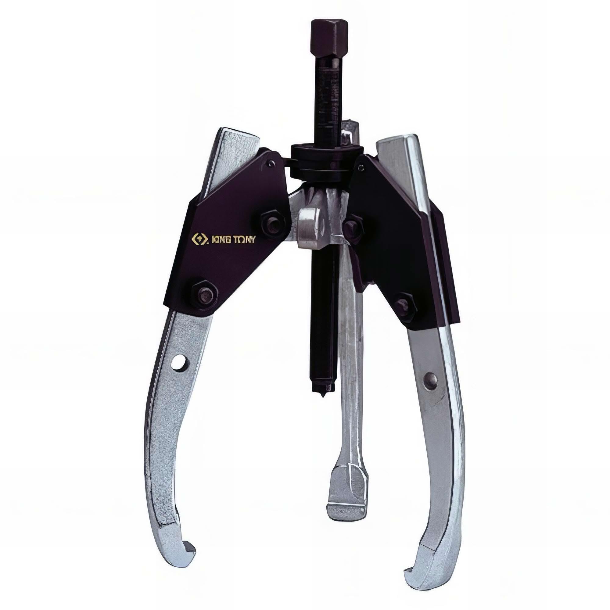 KING TONY 79631307ALT Puller 3 Garras Largas Auto-centradas C:240mm P:225mm 7t for DIYers & Professionals, Made for Repair, Installation and Workshop tasks, 240mm, 225mm, 7t