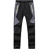 DAFENGEA Kids Snow Ski Pants Hiking Boys Girls Outdoor Waterproof Windproof Fleece Warm Snowboard Pants
