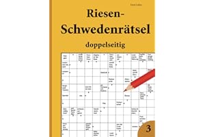 Riesen-Schwedenrätsel doppelseitig 3 (German Edition)