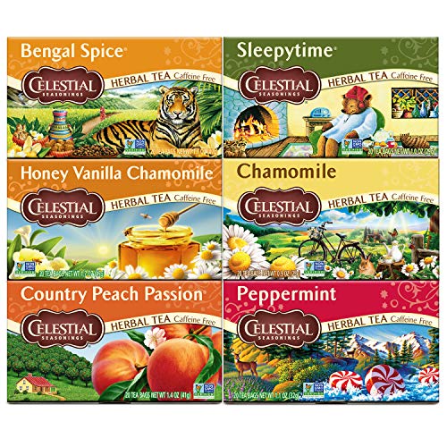Celestial Seasonings Herbal Tea Variety Pack, Bengal Spice, Sleepytime