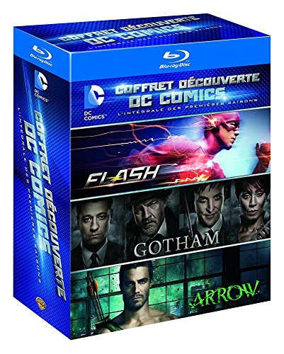 Coffret Découverte Dc Comics, L'intégrale Des Premières Saisons : Flash + Gotham + Arrow - Blu-Ray