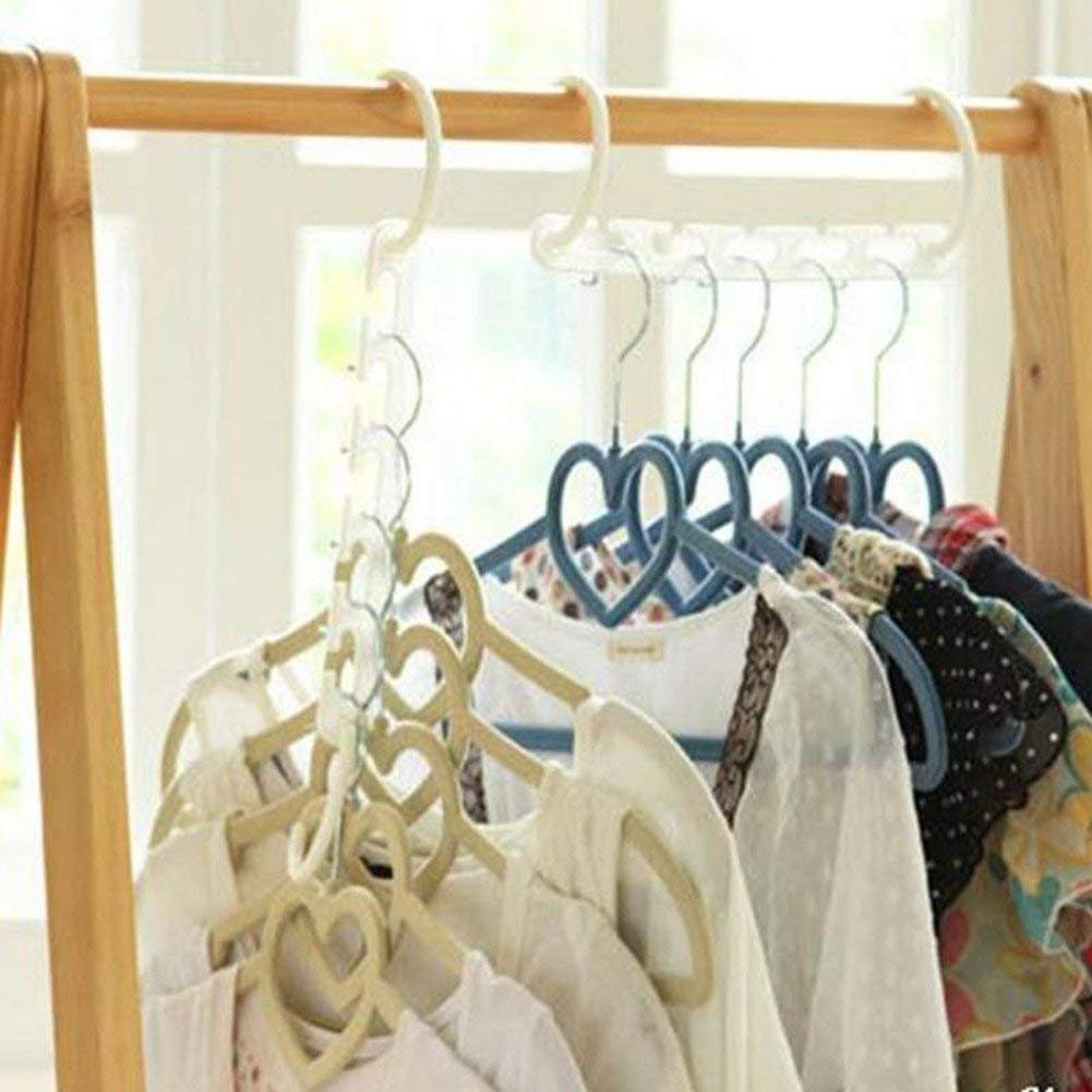 Meflying Magic Hangers Closet Space Saving Wardrobe Clothing Hanger Clothing Hook Organizer