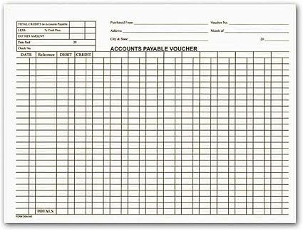 Amazon Com Accounts Payable Voucher Envelopes Form Dsa 540 Several Colors 100 Per Pack Buff Office Products