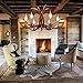 YHF Resin Antler Chandeliers 6 Light 30.7