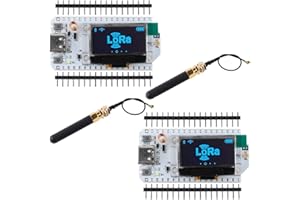 NEXTION 915MHz ESP32 LoRa OLED Development Board V3 SX1262 Type-C + LoRa Antenna for Arduino LoraWan IOT Internet of Thing (Pack of 2), not Compatible with LoRa V2