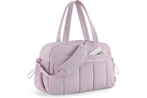 BAGSMART Duffle Bag for Travel, Lightweight Carry on Weekender Duffel with TSA Toiletry Bag, Water Resistant Overnight Travel