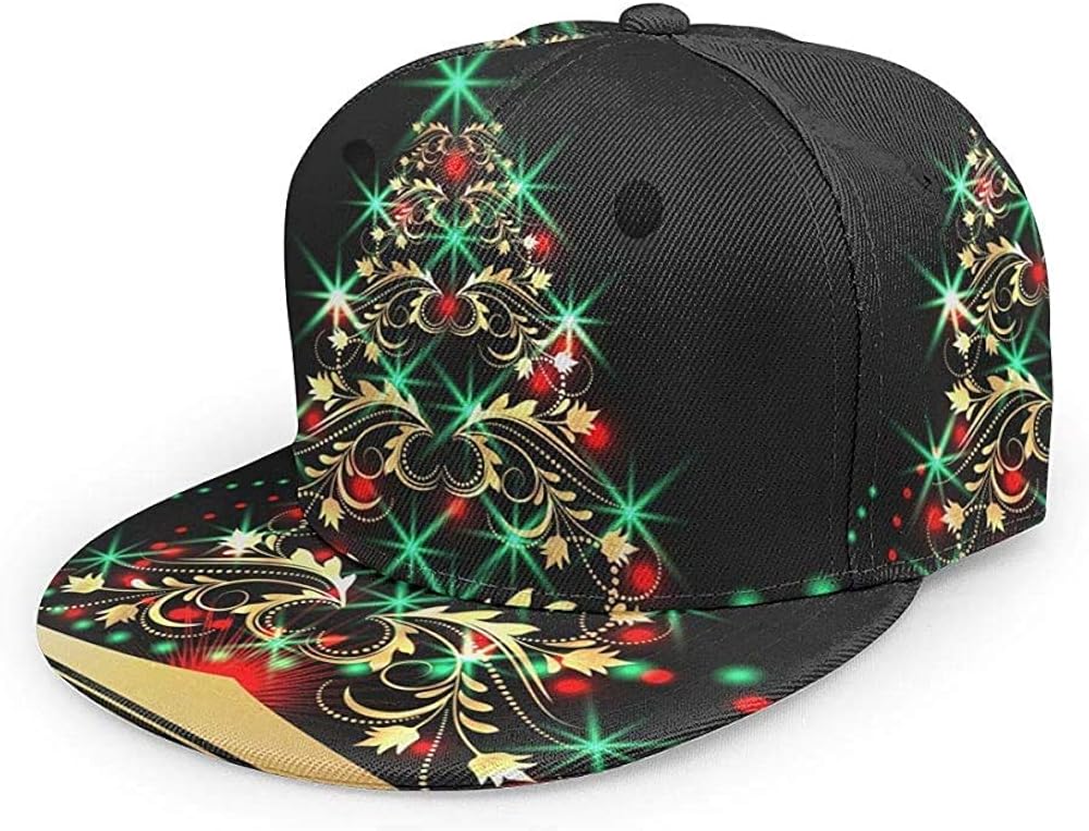 Baseball Hat Merry Christmas Magnificent Tree Dad Hat Hiphop Trucker