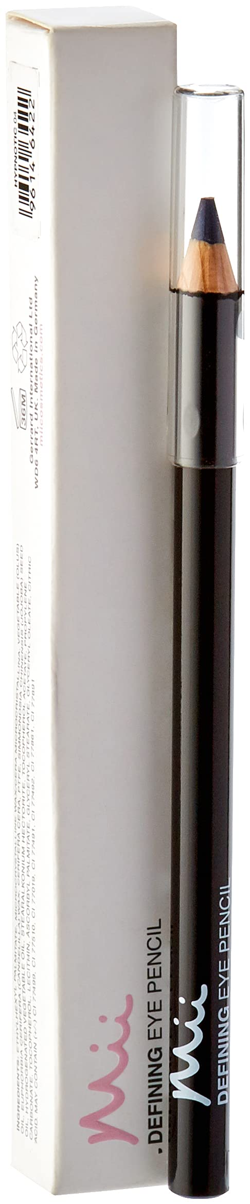 Mii Cosmetics Defining Eye Pencil - Creamy Glittery Gray Pencil Eyeliner - Mystic 03