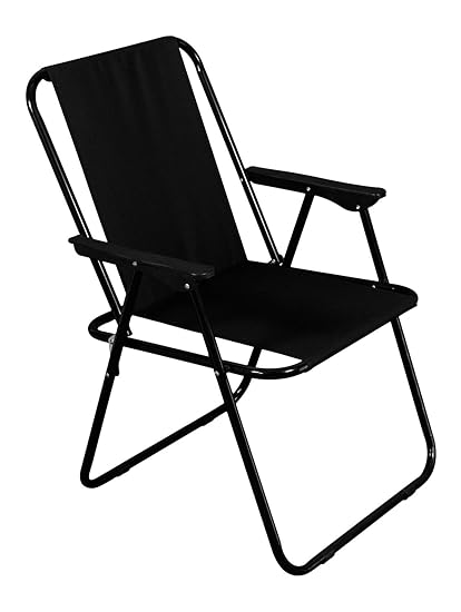 Story@Home Multipurpose Folding Chair (Black)