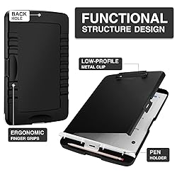 Sooez Clipboards with Storage, High Capacity Clip