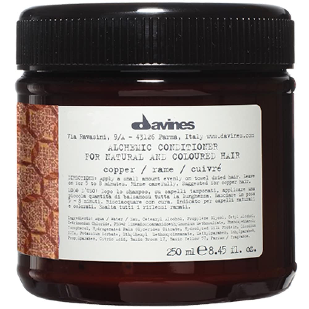 Davines Alchemic Conditioner, Copper, 250 ml (Pack of 1)