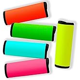 Gowraps Neoprene Luggage Handle Wraps for Traveling Bright Color Luggage Tags|Handle Wraps|Handle Covers (5 Colors)