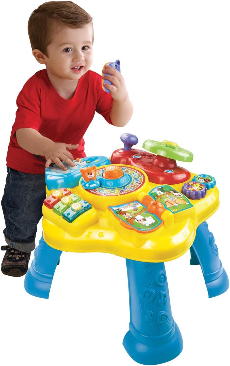 Vtech Baby Adventure Play Table, Colourful Baby Play Table with 6 Playing Areas and Interactive Elements, Learn Colours - Image 3