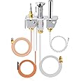 Criditpid 4021-733 Pilot Assembly LP for Heatilator, Heat-N-Glo Fireplaces Parts, Heatilator Pilot Assembly 25661, Propane Gas Pilot with Thermocouple for Heatilator GNDC30, GNDC33, GNDC36, GNRC36.