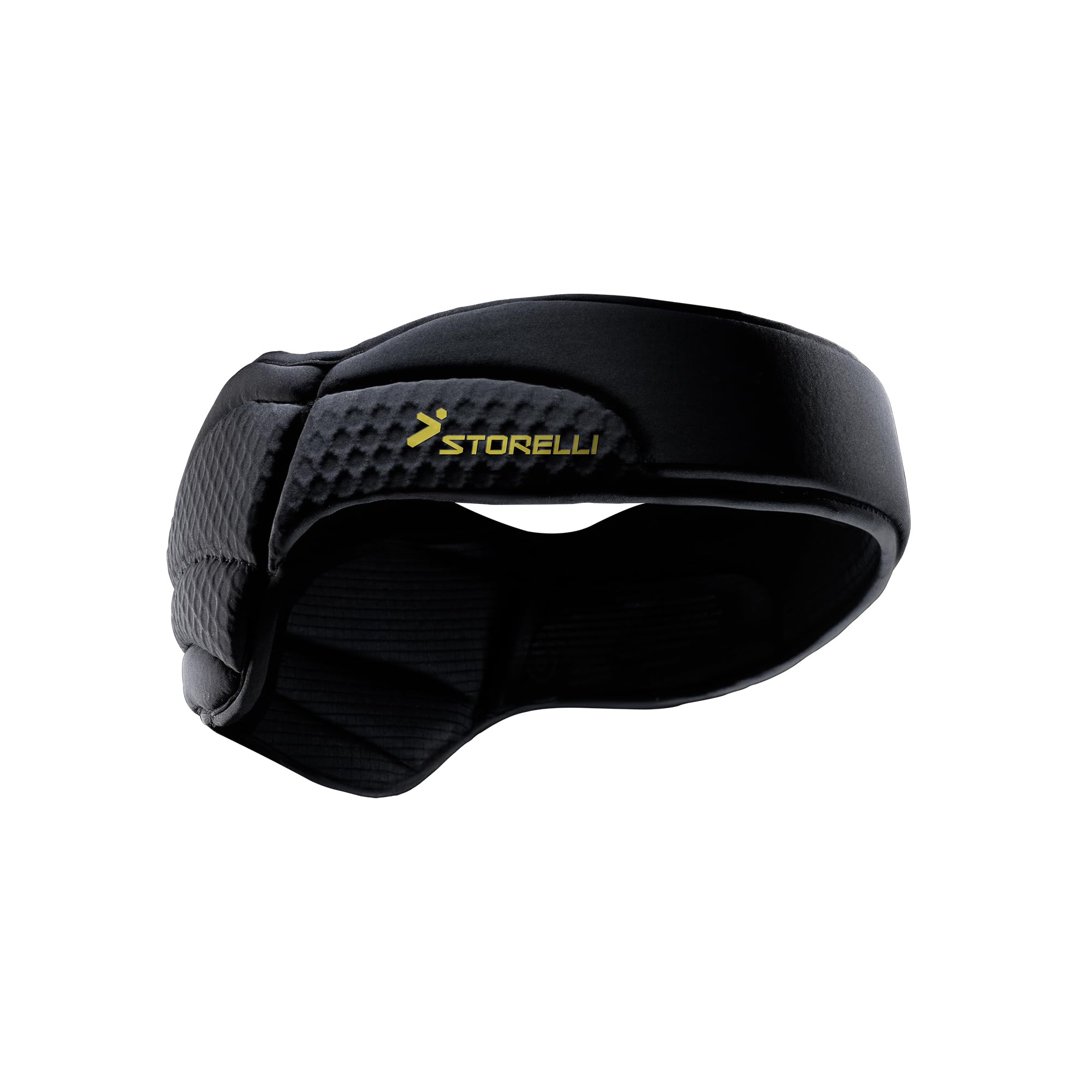 Storelli ExoShield Head Guard | Sports Headband | Protective Soccer Headgear | Black | Size 2