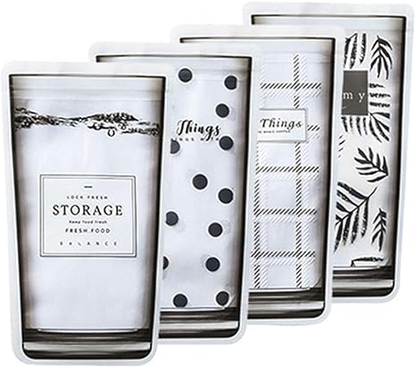 Amazon Co Jp 4枚セ お菓子 ラッピング ラッピング 袋 透明 プレゼント用 ラッピング袋 ラッピング袋 小分け袋 ジップ 配達6 9労働日まで ホーム キッチン