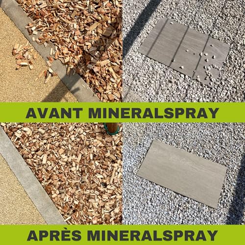 Qualis Technologie Mineralspray Gravel Glue to Maintain and Stabilise Pebbles and Aggregates 5 Litres (8 to 15 m²)