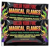 Evergreen Research Magical Flames: Creates Vibrant, Colorful Flames for Wood Burning Fires! (10)