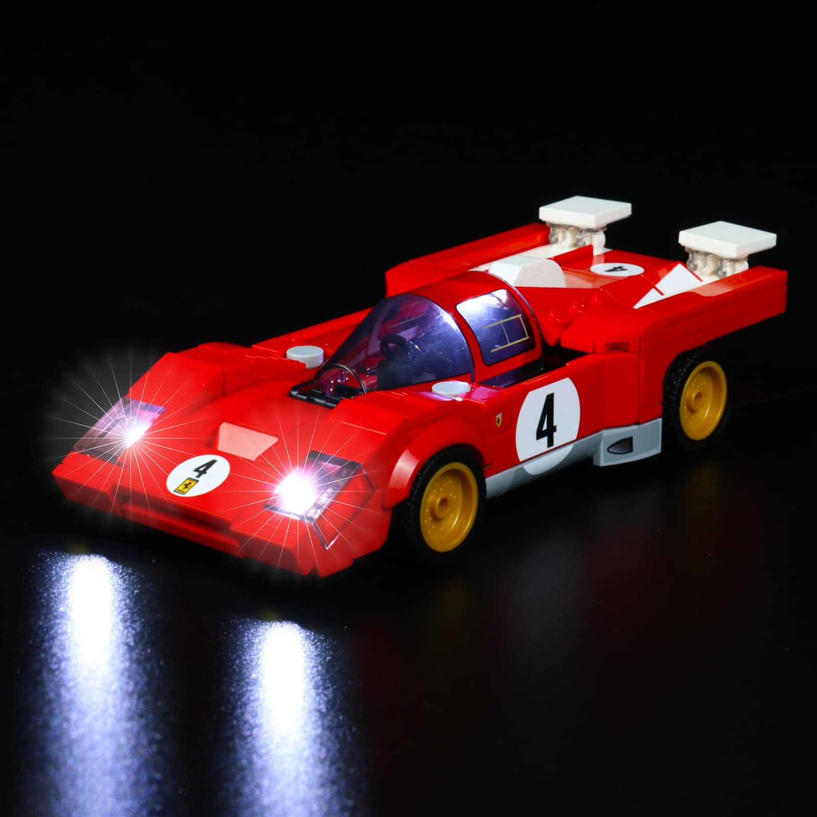 LocoLee Led Light Set for Ferrari 512 M - Not Include Lego, Decoration Light Kit for Ferrari 512 M, Collectible Creative Gift — image 1