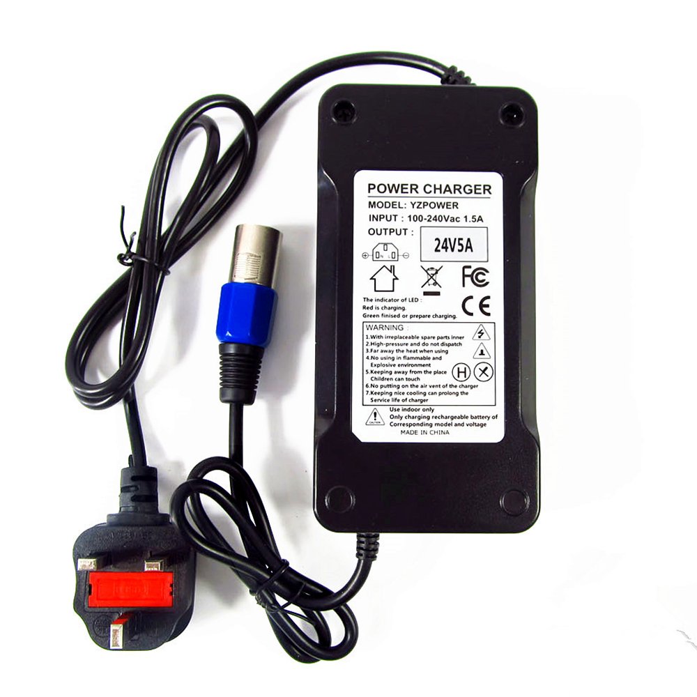 Abakoo Mobility Scooter Battery Charger, 24v 5AMP 5A Amazon.co.uk