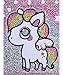Homokea 5D DIY Diamond Dotz for Kids Full Drill Diamond Painting Pictures Diamond Art Kits 6X6 inches (Unicorn)