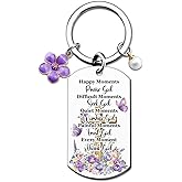 VIESUJI Christian Keychain Christian Gifts for Women Spiritual Religious Gifts for Women Inspirational Faith Based Gifts for Christmas Birthday Baptism