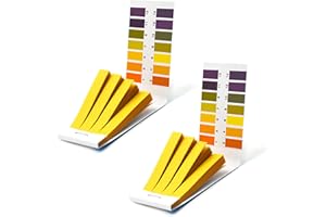 THINKPRICE Litmus PH Test Strips 160 Strips, Professional Universal pH.1-14 Test Paper with Test Pipette Droppers, for Teaching, Student, Chemistry Experiment, Saliva Urine Water Soil & Diet pH Monitoring