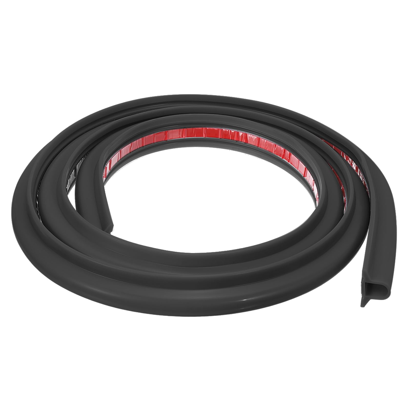 DTGN 98"x1.6"x1" (LxWxH) Collapsible Shower Barrier Stopper - 1 Pack - Good for Bathroom Kitchen - L Shape Water Splash Guard Blocker - Black