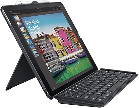 Logitech Slim Combo Ipad Case With Wireless Keyboard Amazon De Computers Accessories